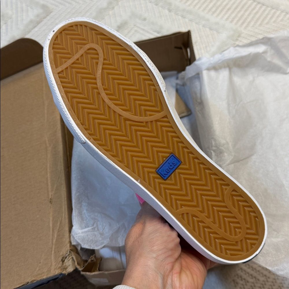 KEDS - JUMP KICK LEATHER SNEAKERS - Picture 5 of 6